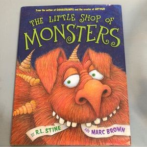 Rare The Little Shop of Monsters by R. L. Stine & Marc Brown 2015 HB Dust Jacket
